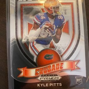 Kyle Pitts 2021 panini prizm RC crusade